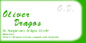 oliver dragos business card