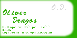 oliver dragos business card